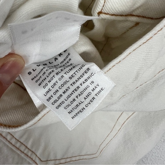 SLVRLAKE London Relaxed Denim Jean Short Shorts 29 - Picture 7 of 8